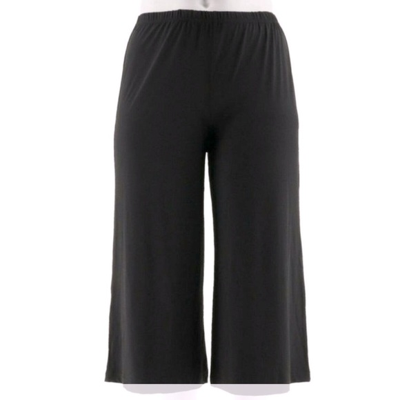 BOB MACKIE PULL ON KNIT GAUCHO PANTS SIZE XS - Picture 1 of 15